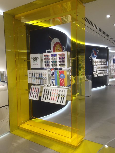 Événementiel plastique sur mesure 5 Arche décorative rétroéclairée en Plexiglas® sur mesure
