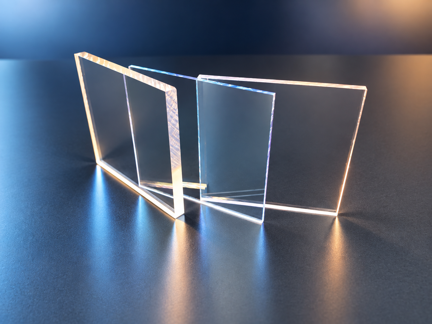 Plaque de PETG transparent pour découpe sur mesure